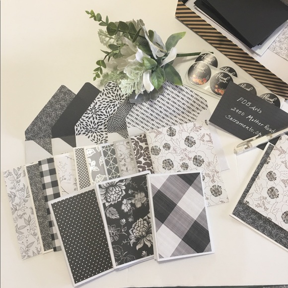 Handcrafted Black And White Card Collection - Picture 6 of 7